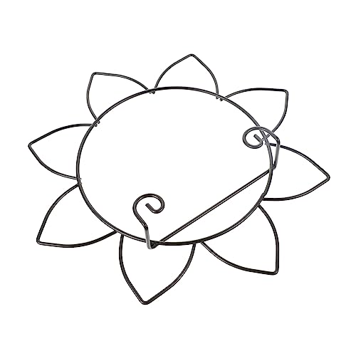 ULDIGI Creative Iron Art Display Stand for Artwork Plates and Ceramics Elegant Wall-mounted Rack for Home Decor and Showcases