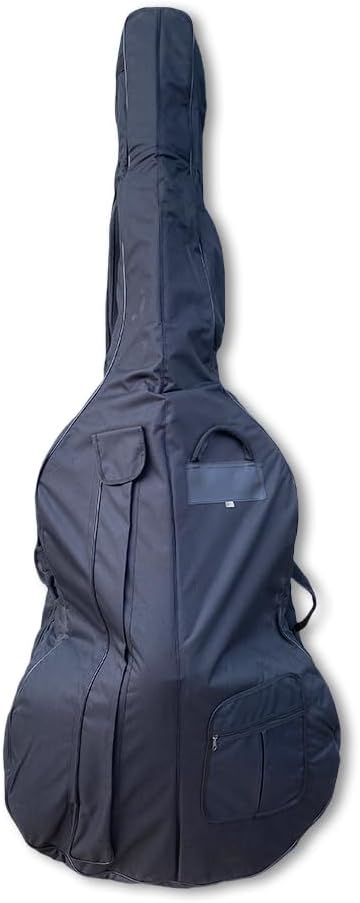 3/4 Size Upright Double Bass Gig Bag - 600D Nylon Waterproof Raincoat Design for String Instruments