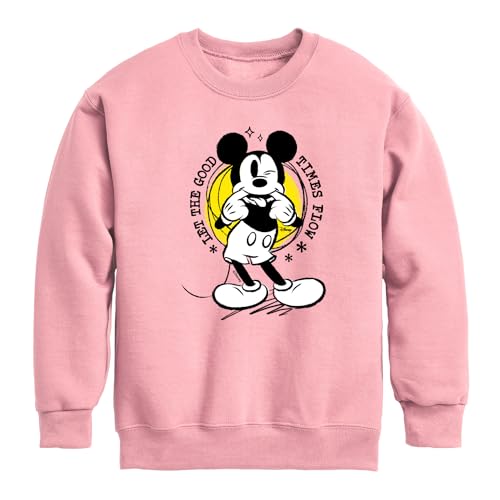Disney - Let The Good Times Flow - Toddler & Youth Crewneck Fleece Sweatshirt