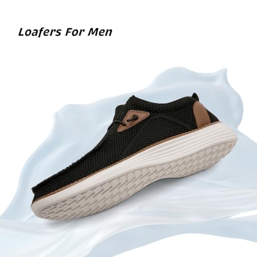 Men's Loafers Slip On Walking Shoes Mens Boat Casual Work Sneakers for Men Loafer Running Tennis Lightweight Comfortable Shoes4