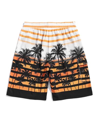 ZAFUL Mens Swim Trunks Quick Dry Swim Shorts Pocket Mesh Lining 2 in 1 Board Short Bathing Suit Elastic Waistband Swimwear3