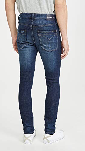 Image of Calvin Klein Jeans Men's Rinse Skinny in Dark Wash