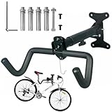 Utilisation conviviale : le porte-vélos se règle facilement de 22,6 cm à 31,8 cm à l'aide d'un bouton rotatif. Le crochet à vélo est doté d'un mécanisme de pliage qui permet de le replier pour un rangement peu encombrant lorsqu'il n'est pas utilisé.