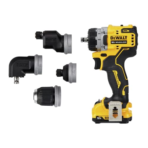 DEWALT 12V MAX* Xtreme Brushless 5-in-1 Drill/Driver Kit, Multiple Quick Change Heads, 2 Speed Transmission (DCD703F1) by DEWALT - Image 5