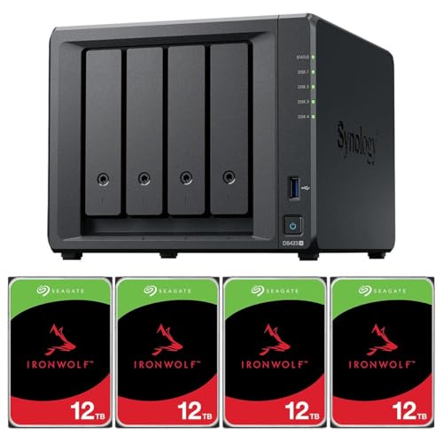 DiskStation DS423+ 4xCNASGN[WA4X IronWolf 12TB SATA III 3.5C`NASn[hhCutfBXNXA7200RPMB