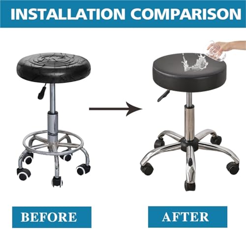 Housse de chaise imperméable et extensible pour tabouret