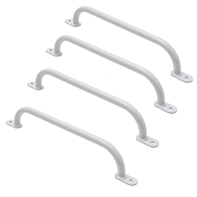 TRIBECCO Grifos de escalada para exterior e interior, asas de metal para parque infantil