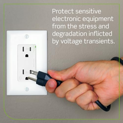 Leviton T5280-W 15 Amp, 125 Volt, Tamper Resistant thumb #1