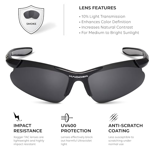 Image of Kids Youth Polarized Sports Sunglasses for Boys Girls Baseball Softball Glasses TR90 Frame