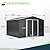 YOPTO 10 x 10 FT Outdoor Storage Shed,Heavy Duty Tool Sheds Metal Storage Garden Shed with Sloped Roof and Lockable Doors,Large Metal Storage Sheds for Backyard Patio Lawn, Black