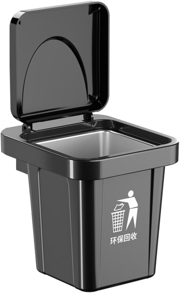 Keskriva Multicolor Pack of 1 (Wall Hanging Ashtray Compact Dustbin with Lid Space Saving Smokers Ash Bin for Home, Office & Outdoor Use Stainless Steel Mounted Cigarette-image-20