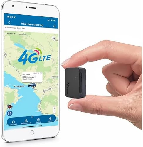Mini Traceur GPS pour Voitures 4G Longue Auto...