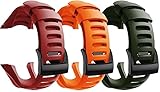 [Resistente al agua] Nuestras correas de reloj de pulsera es impermeable y lavable, funciona bien con cualquier reloj deportivo o buceo. Trae comodidad y no hay necesidad de que usted tome la correa del reloj del silicón encendido o apagado de su muñeca.