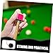 Milisten Snooker Pool Cue Chalk Holder Rubber Cover Billiard Accessory Portable Chalk Holder for Billiards