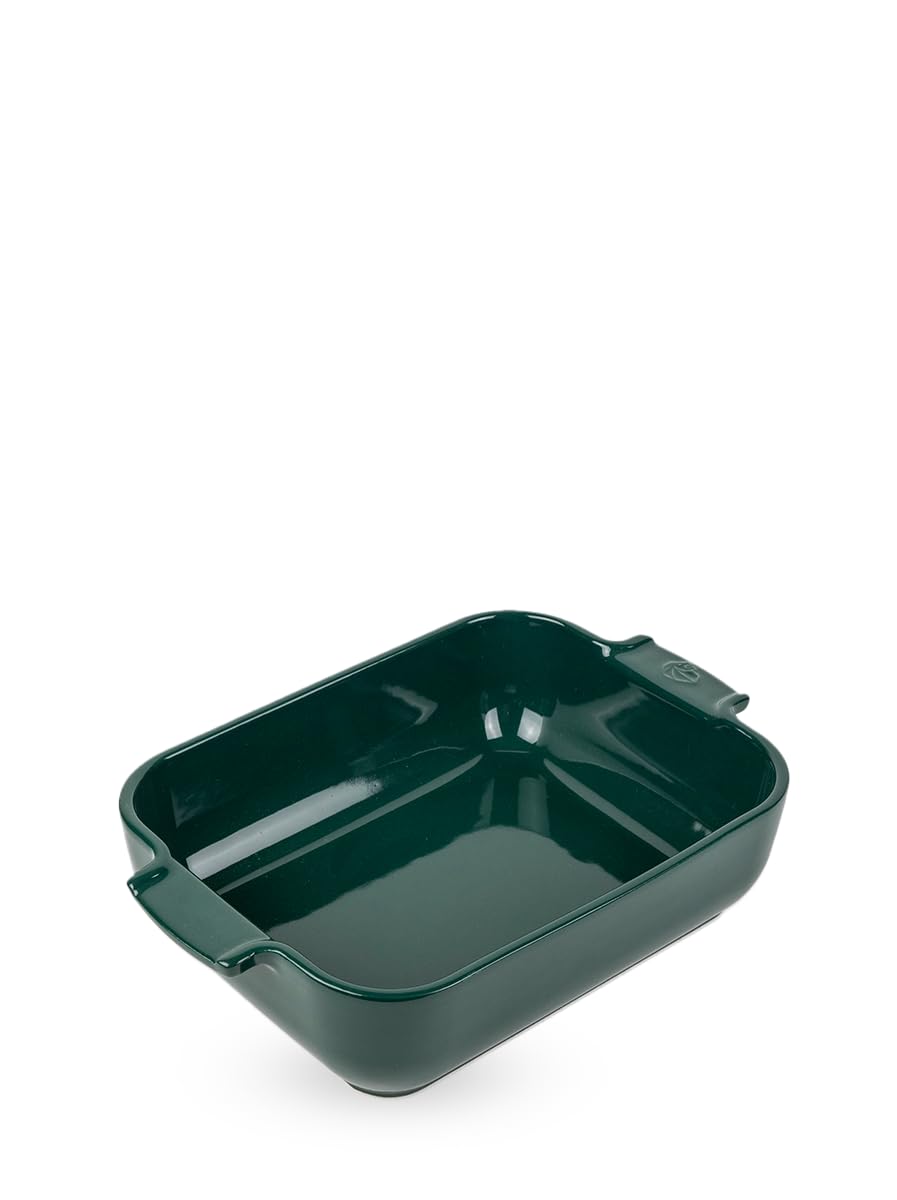 Plat four rectangulaire Appolia 25 cm vert forêt pour gratins et rôtis