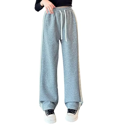 Pantalones deportivos holgados de pierna recta para niños cómodos y unisex para entrenamiento diario