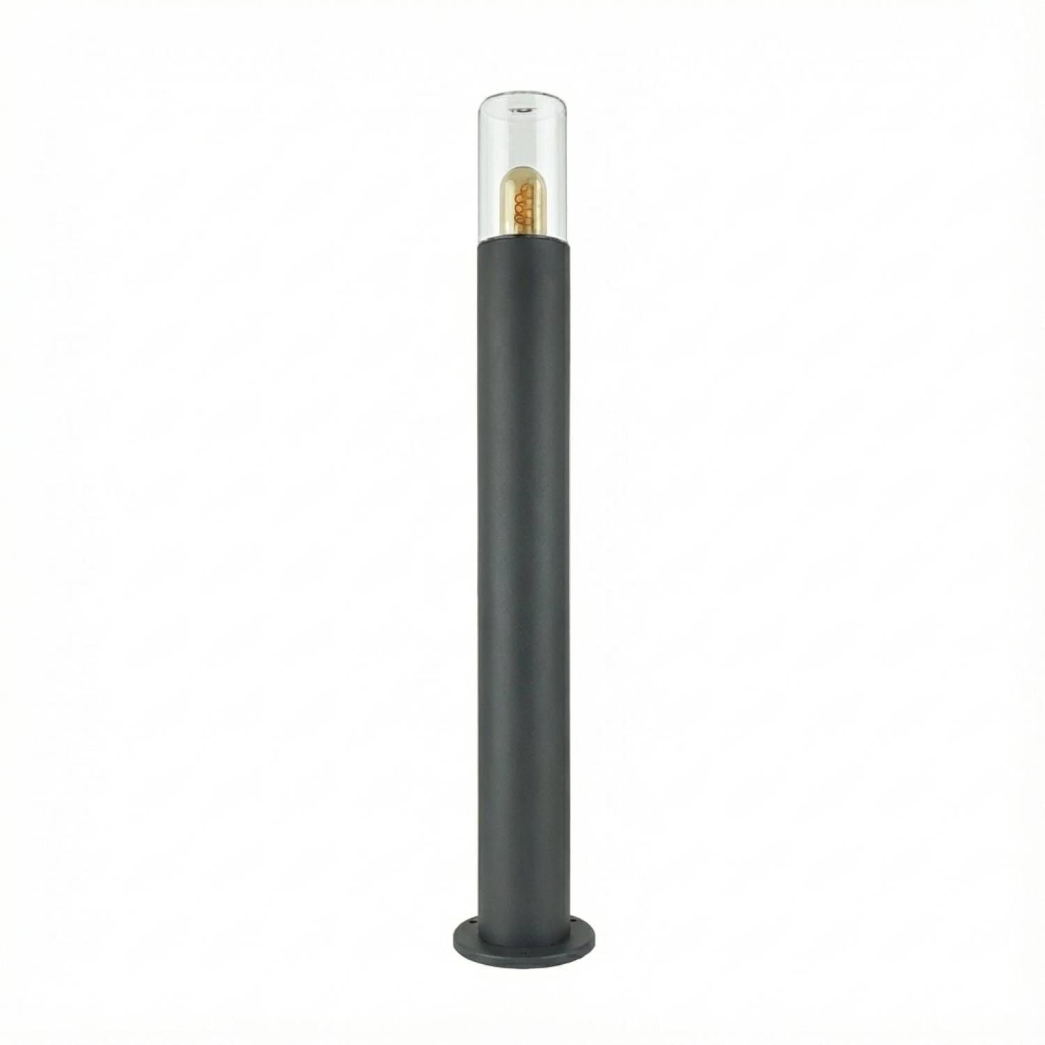 Lampada da terra antracite E27 altezza 80 cm fusione di alluminio IP44 lampada da esterno moderna per vialetti lampada da giardino illuminazione per vialetti