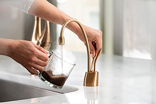 Image of InSinkErator F-HC1100-BB Indulge Hot and Cool Water Dispenser Faucet, Brushed Bronze