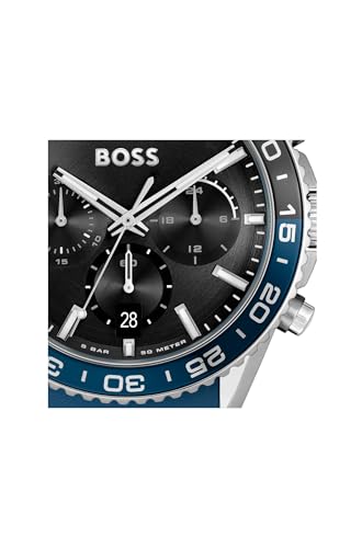 Image of BOSS Men's Quartz Chronograph Watch, Multi Dial, Innovative and Water Resistant up to 50 Meters 5ATM, Gift for Him