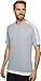 adidas Men's Estro 15 Soccer Jersey, Light Grey/White, Small