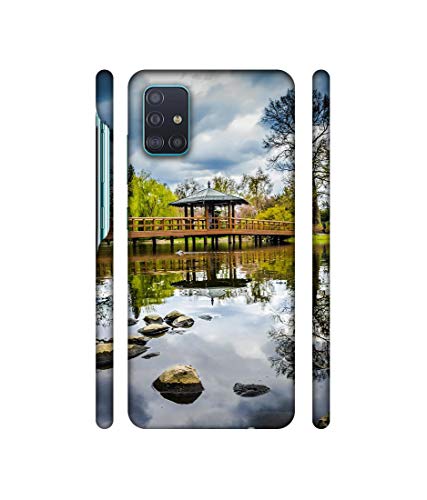 Image of Amazon Brand - Solimo Designer Pebbles 3D Printed Hard Back Case Mobile Cover for Samsung Galaxy A51