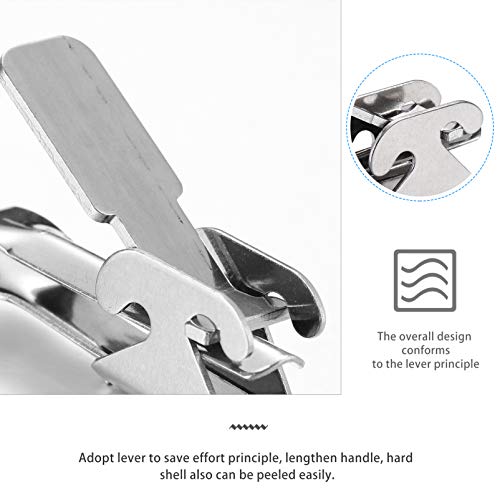 Hemoton Alicate de Sementes de Melão 2 Peças de Aço Inoxidável Alicate de Sementes de Girassol de Me