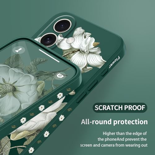 Coque iPhone 16 doublure microfibre anti-rayures silicone vert