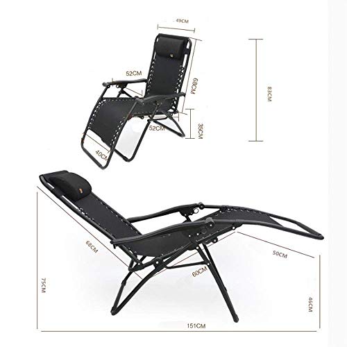 Chaise Longue Zero Gravity Pliante Happy | Transat de Jardin Inclinable Marron Supportant 200kg