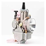 Für PWK 21 24 26 28 30 32 34mm Schnellere Beschleunigung Spart Kraftstoff Sandgestrahlter Vergaser Motorrad-Tuning motorrad vergaser carbureto(21mm)