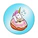 Donut Dounat Donout Pink Blue Eat Food Unicorn PopSockets PopGrip: Swappable Grip for Phones & Tablets