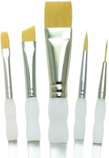Royal & Langnickel Soft Grip Paint Brushes (5 Piece Brush Set)