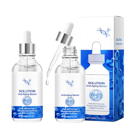 2 Stück Anti Aging Serum Gesicht, Anti Falten Serum mit Tightening, Feuchtigkeitsspendendes Gesichtsserum für Damen, Anti Aging Gesichtspflege zur Glättung feiner Linien & Hautstraffung, 30ml*2 2 Stück Anti Aging Serum Gesicht, Anti Falten Serum mit Tightening, Feuchtigkeitsspendendes Gesichtsserum für Damen, Anti Aging Gesichtspflege zur Glättung feiner Linien & Hautstraffung, 30ml*2