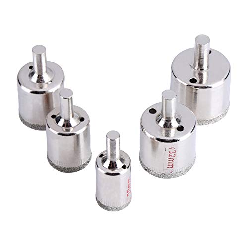 Set de 5 brocas diamantadas para vidrio y mármol miniatura 2