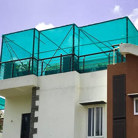 Unitech Packs - 1.5 Meter x 50 Meter - 75% - 100 GSM Stabilized Shade Net for Outdoor Garden (Utech3-4_Green_50x1.5 mt)