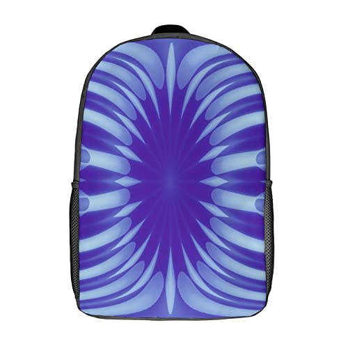 Sac à dos décontracté bleu grand format pour garçon et fille