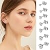 7Pairs Titanium Screw Back Stud Earrings Set for Women Men Hypoallergenic Surgical Steel 3A+ Cubic Zirconia Size:2/3/4/5/6/7/8mm Helix Piercing Jewelry Cartilage Earrings Studs for Sensitive Ears #4