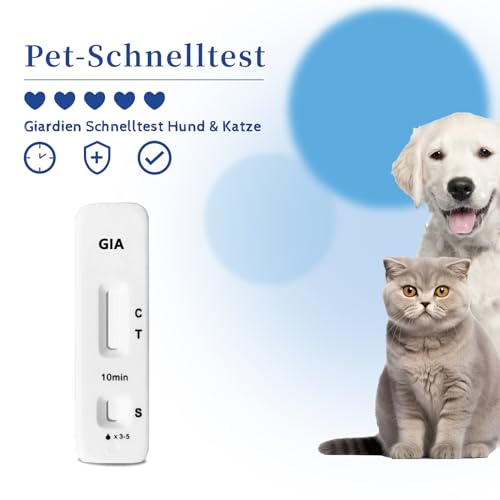 Test rapide Giardia pour chien et chat - Boîte de 6 tests de dépistage - 7