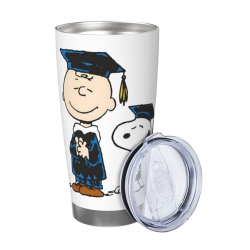 マグカップ スヌーピー チャーリーブラウン コーヒーカップ コンビニカップ 保冷 保温 タンブラー ステンレス製 大容量 真空断熱マグ 蓋付き 持ち運び 直接ドリップ 車用 600ml Straw Three-piece Set