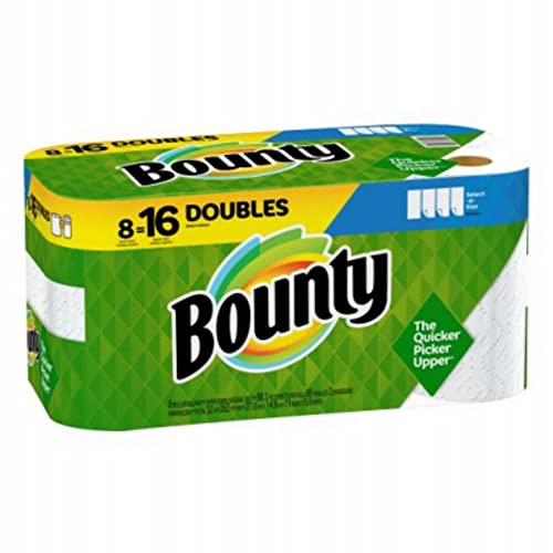 Bounty 73550 Select-a-size Paper Towels, White, 8 Count