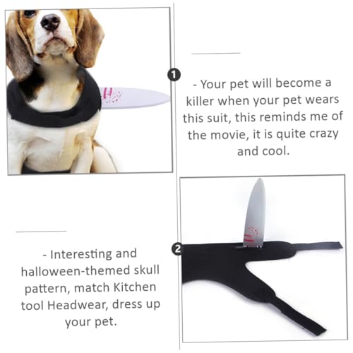 Disfraz Halloween para perros y gatos Kisangel tamaño M miniatura 4