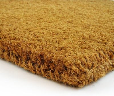 Miniatura 2 de Ecomills Tapete de fibra de coco natural con parte trasera tejida, extra gruesa de 1.5 pulgadas, resistente, duradera, para puerta delantera y patio