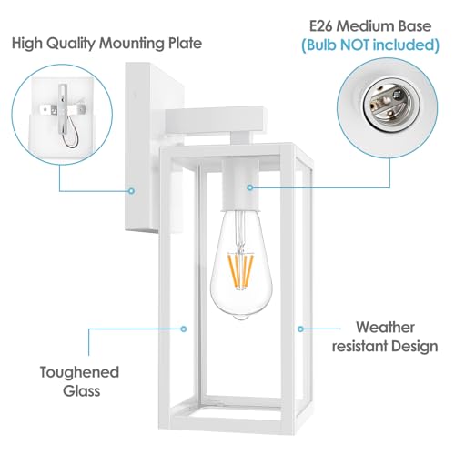 Image of MAXvolador Outdoor Wall Light Fixture, Exterior Waterproof Wall Lantern