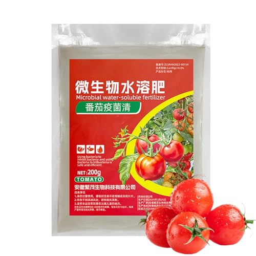 Fertilizante para Tomates Soluble en Agua - Booster de Fertilizante para Tomates y Verduras | Suministros de Alimentación Continua de Disolución Rápida para Verduras Alimentarias de Interior y
