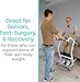 Vive Mobility Sit to Stand Patient Lift for Handicapped - Stand Assist Lift Aid for Home Care Use - Elderly Lift Assist Transfer Device - Transport Chair Stand Assist for Seniors, Adults & Disabled