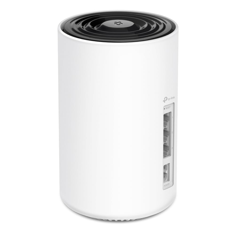 TP-Link Deco PX10(3-Pack) Mesh WLAN Powerline, Wi-Fi 6 Dual-Band AX1500+ AV1000, 3 Gigabit-Anschlüsse, Reichweite bis zu 530 m², ideal für große Räume und Dicke Wände, verwaltet durch KI, WPA3