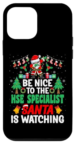 Custodia per iPhone 12 mini Be Nice to the HSE Specialist Santa - Christmas