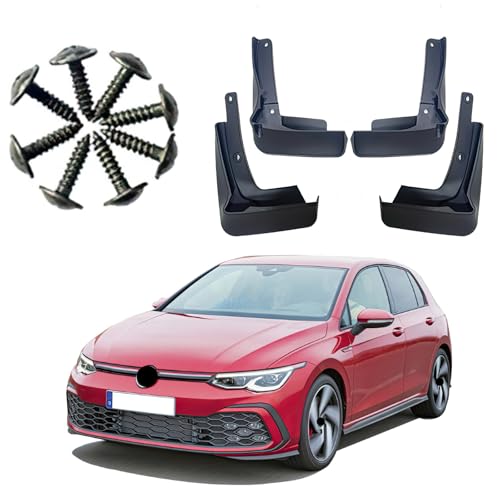 Image of Mud Flaps Splash Guards Fit for Volkswagen Golf8 Rline GTI(2020-2024),Tire mud Guard,No Drilling Fender Flares,Anti Splash Sewage Mud,Front and Rear Wheel fenders,4PCS