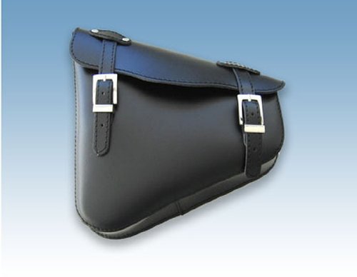 GZM Borsa Mono Laterale Forcella Biker Moto Universale Custom Bobber Chopper Liscia