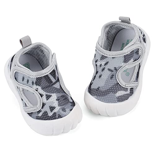 LACOFIA Baby Lauflernschuhe Jungen Erste Babyschuhe Kleinkind Mesh Sneaker...