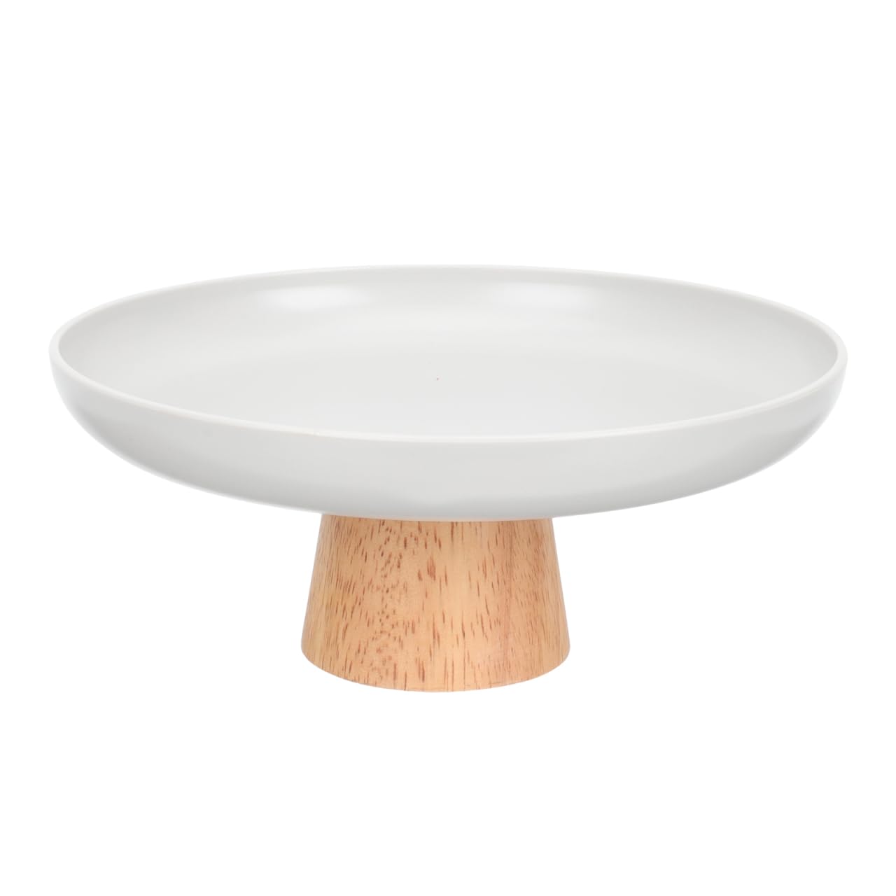Plateau à gâteau en bois stable pour service de pâtisserie